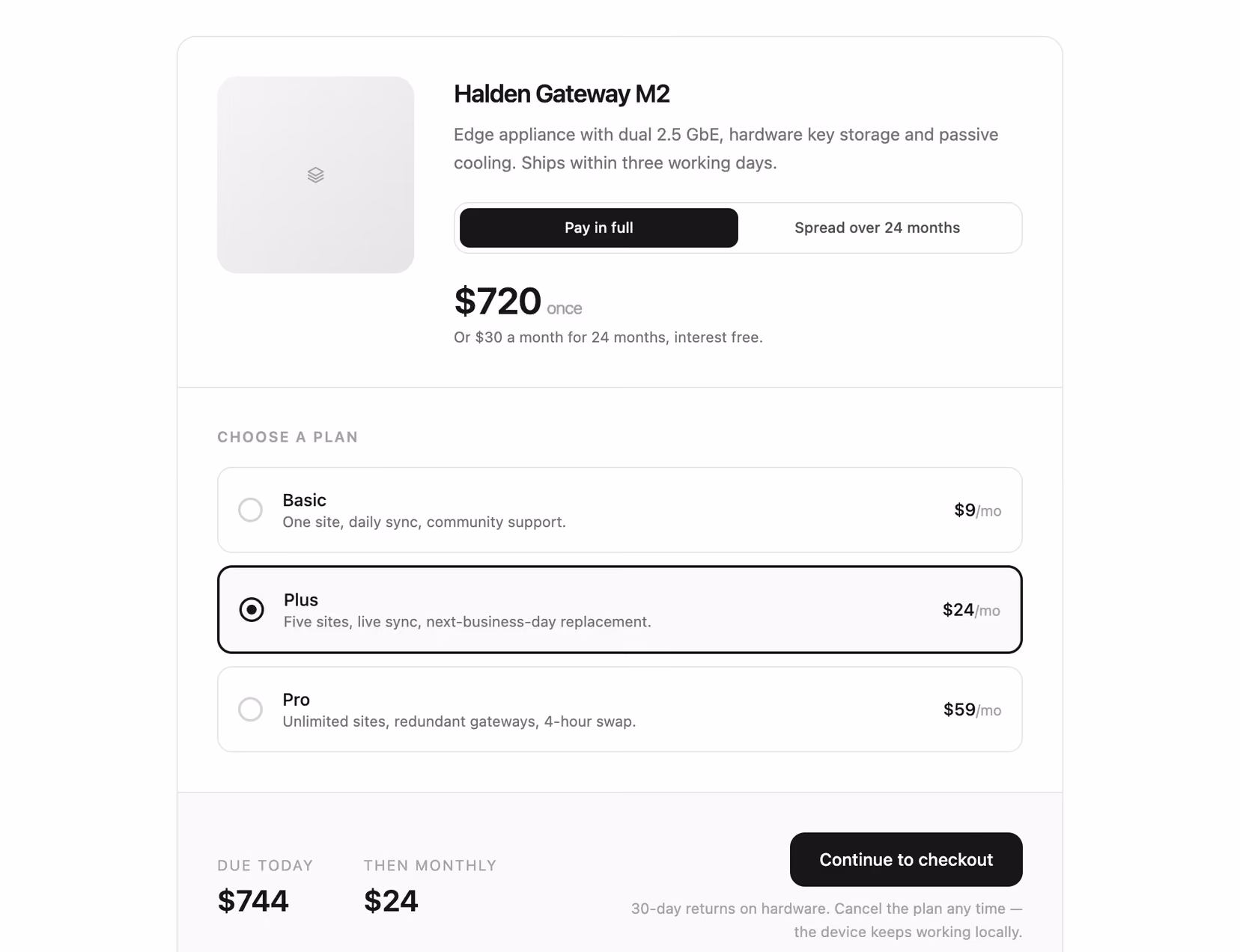 Podgląd: Device plus plan pricing